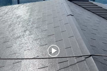 多摩市ダイワハウスのアパート屋根塗装（４５万円税込）　　　